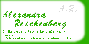 alexandra reichenberg business card